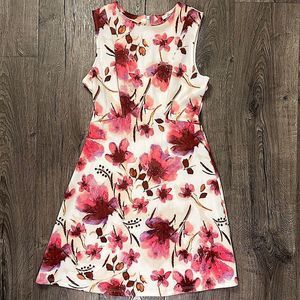 Soprano white/cream floral midi dress